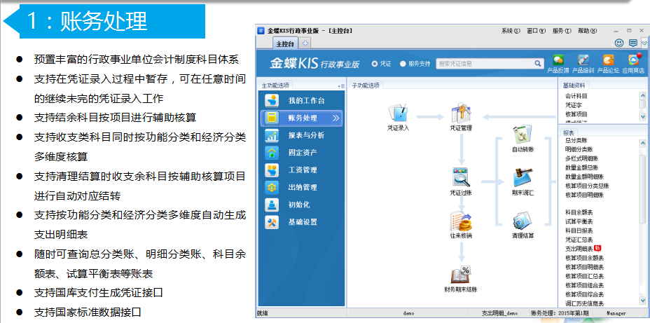 金蝶KIS行政事业版